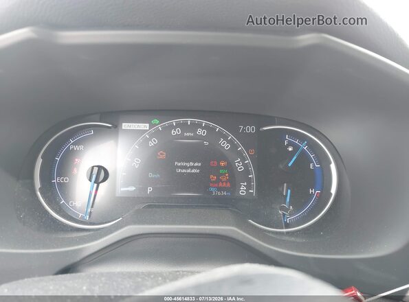 4T3D6RFV9MU016805 2021 TOYOTA RAV4 HYBRID Red Widok tylnych siedzeń