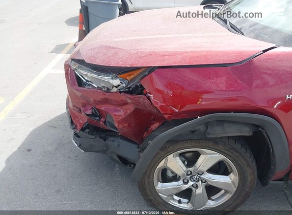 4T3D6RFV9MU016805 2021 TOYOTA RAV4 HYBRID Red Widok wnętrza z tyłu