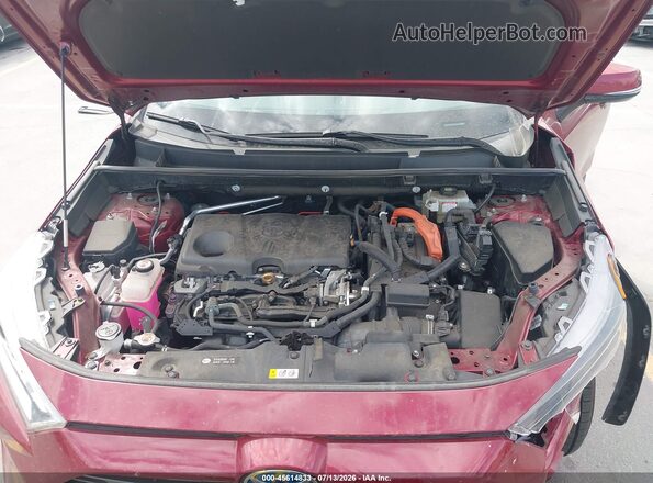 4T3D6RFV9MU016805 2021 TOYOTA RAV4 HYBRID Red Widok z tyłu