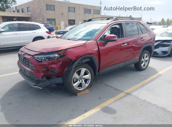 4T3D6RFV9MU016805 2021 TOYOTA RAV4 HYBRID Red Przód lewy