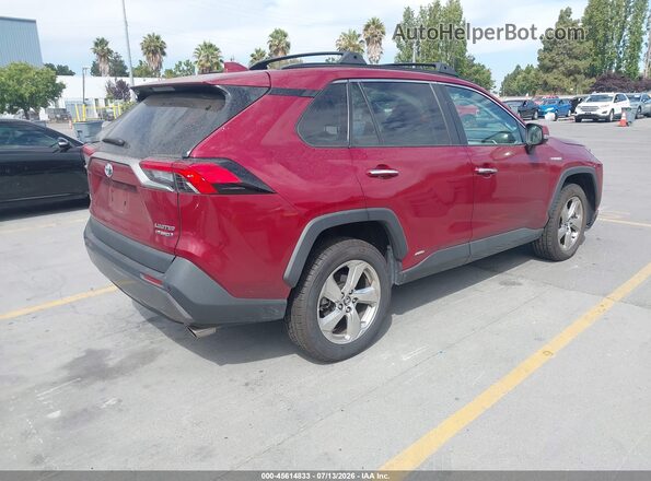 4T3D6RFV9MU016805 2021 TOYOTA RAV4 HYBRID Red Tył prawy