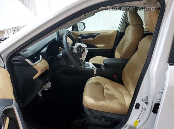 4T3D6RFVXPU137847 2023 TOYOTA RAV4 White Widok wnętrza z przodu