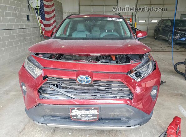 4T3DWRFV3LU010772 2020 TOYOTA RAV4 Red Widok z przodu