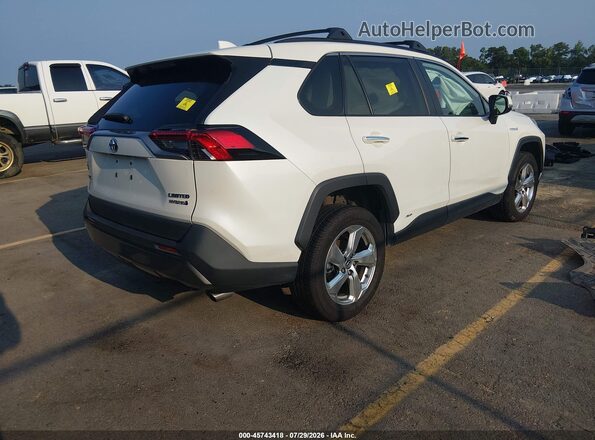 4T3DWRFV5LU008991 2020 TOYOTA RAV4 HYBRID Белый Задняя правая четверть