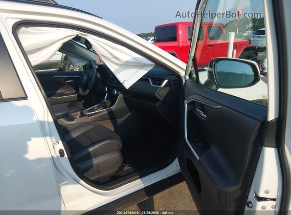 4T3DWRFV5LU008991 2020 TOYOTA RAV4 HYBRID Белый Вид салона спереди