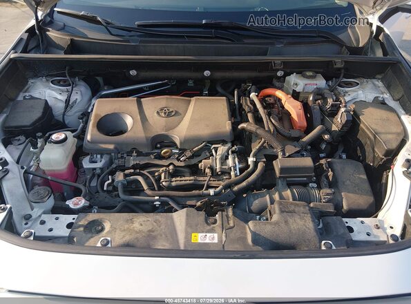 4T3DWRFV5LU008991 2020 TOYOTA RAV4 HYBRID Белый Вид сзади