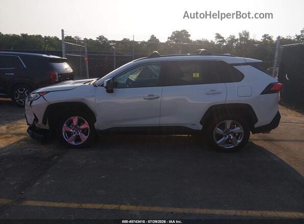 4T3DWRFV5LU008991 2020 TOYOTA RAV4 HYBRID Белый Панорамный вид салона 360°
