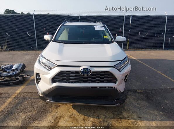 4T3DWRFV5LU008991 2020 TOYOTA RAV4 HYBRID Белый Вид щитка приборов