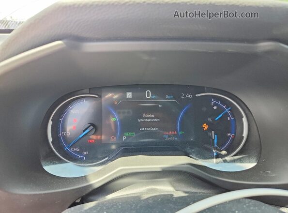 4T3E6RFV0PU107776 2023 TOYOTA RAV4 Silver Vista del cuadro de instrumentos