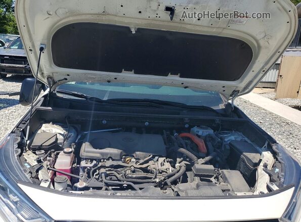 4T3E6RFV3MU034785 2021 TOYOTA RAV4 White Engine compartment view