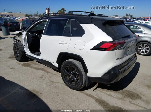 4T3E6RFV3MU045463 2021 TOYOTA RAV4 HYBRID White Rear left