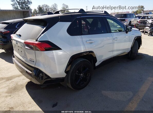 4T3E6RFV3MU045463 2021 TOYOTA RAV4 HYBRID White Rear right