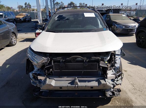 4T3E6RFV3MU045463 2021 TOYOTA RAV4 HYBRID White Rear interior view