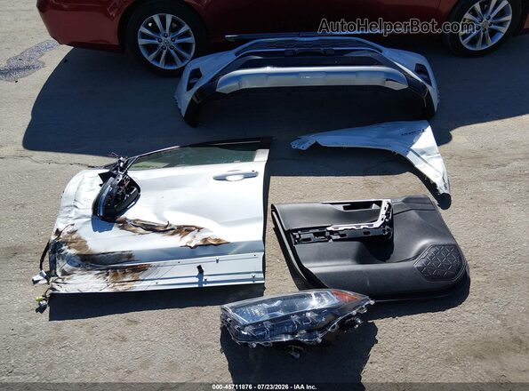 4T3E6RFV3MU045463 2021 TOYOTA RAV4 HYBRID White Instrument cluster view