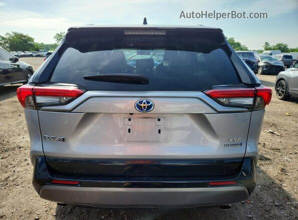 4T3E6RFV3MU051439 2021 TOYOTA RAV4 Серебряный Вид сзади