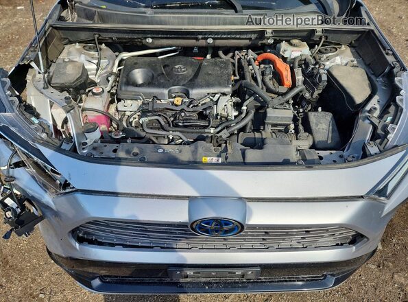 4T3E6RFV3MU051439 2021 TOYOTA RAV4 Серебряный Вид подкапотного пространства