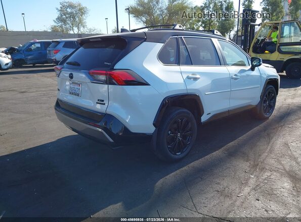 4T3E6RFV3NU078609 2022 TOYOTA RAV4 HYBRID White Tył prawy