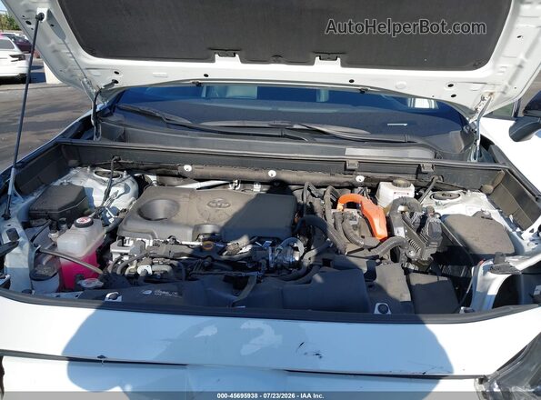 4T3E6RFV3NU078609 2022 TOYOTA RAV4 HYBRID White Widok z tyłu