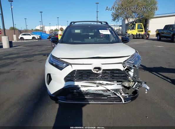 4T3E6RFV3NU078609 2022 TOYOTA RAV4 HYBRID White Widok zestawu wskaźników