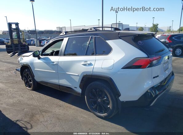 4T3E6RFV3NU078609 2022 TOYOTA RAV4 HYBRID White Widok wnętrza 360 stopni