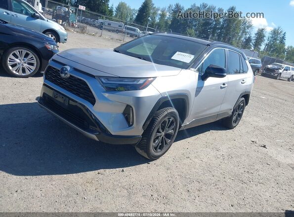 4T3E6RFV3NU093868 2022 TOYOTA RAV4 HYBRID Silver Przód lewy