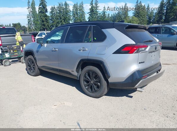 4T3E6RFV3NU093868 2022 TOYOTA RAV4 HYBRID Silver Tył lewy