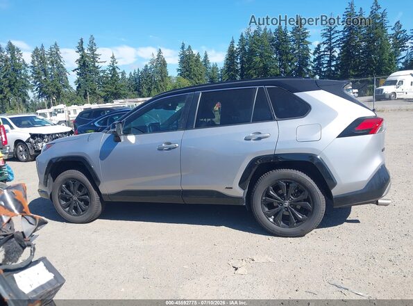 4T3E6RFV3NU093868 2022 TOYOTA RAV4 HYBRID Silver Widok wnętrza 360 stopni