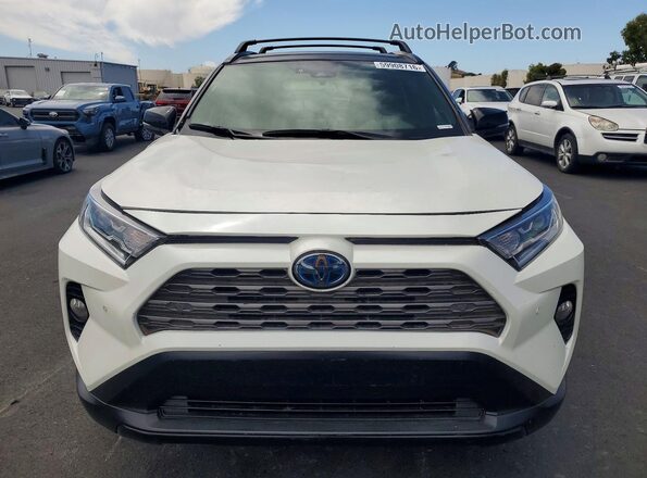 4T3E6RFV4MU058657 2021 TOYOTA RAV4 Белый Вид спереди