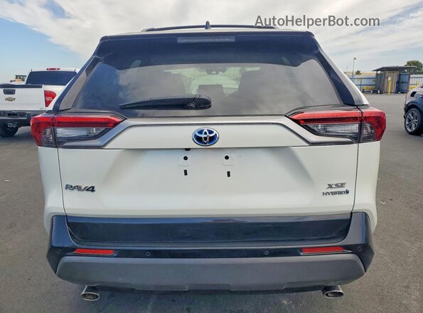 4T3E6RFV4MU058657 2021 TOYOTA RAV4 Белый Вид сзади
