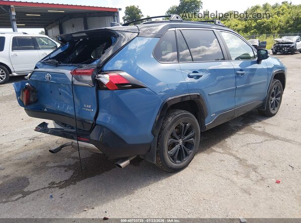 4T3E6RFV4PU106274 2023 TOYOTA RAV4 HYBRID Blue Trasero derecho