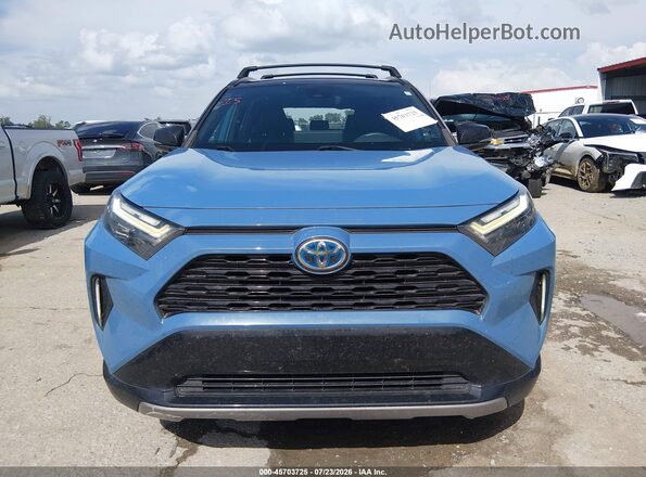 4T3E6RFV4PU106274 2023 TOYOTA RAV4 HYBRID Blue Vista interior trasera