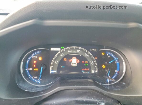 4T3E6RFV5MU053726 2021 TOYOTA RAV4 Черный Вид щитка приборов