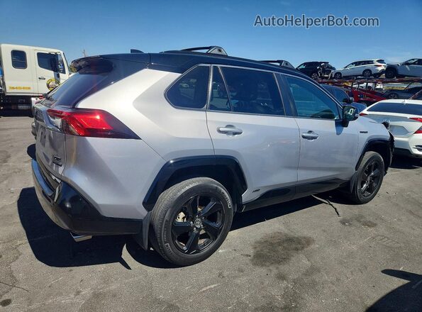 4T3E6RFV6MU042332 2021 TOYOTA RAV4 Silver უკანა მარჯვენა