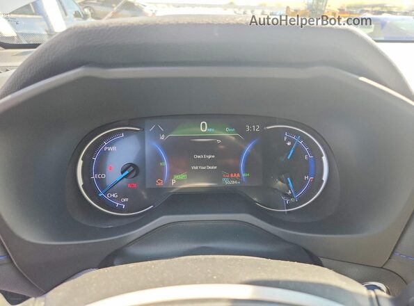 4T3E6RFV6MU042332 2021 TOYOTA RAV4 Silver ხელსაწყოთა პანელის ხედი
