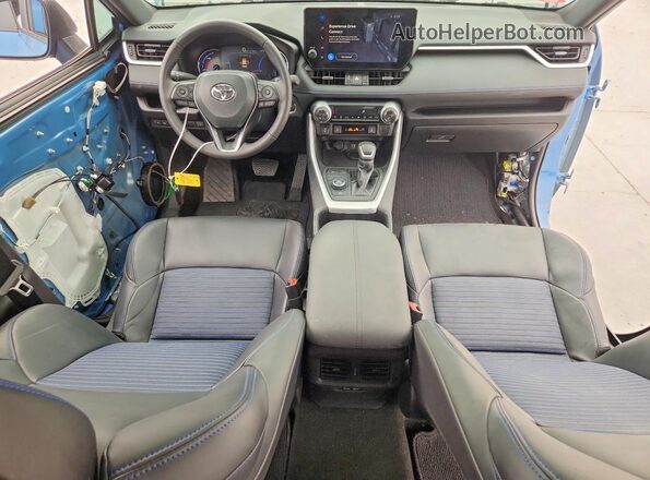 4T3E6RFV9SU177785 2025 TOYOTA RAV4 Blue Dashboard view