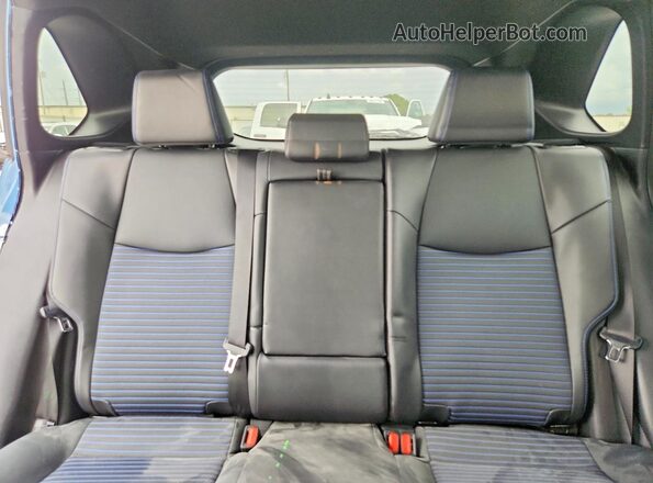 4T3E6RFV9SU177785 2025 TOYOTA RAV4 Blue Rear seats view
