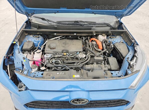 4T3E6RFV9SU177785 2025 TOYOTA RAV4 Blue Engine compartment view