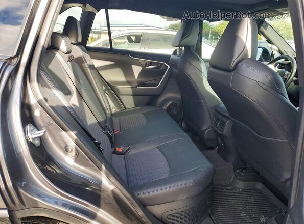 4T3E6RFVXMU012072 2021 TOYOTA RAV4 Black უკანა სავარძლების ხედი