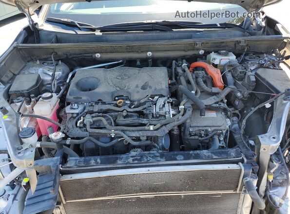 4T3E6RFVXMU057576 2021 TOYOTA RAV4 Silver უკანა სალონის ხედი