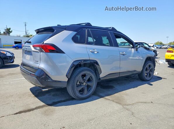 4T3E6RFVXMU057576 2021 TOYOTA RAV4 Silver უკანა მარჯვენა