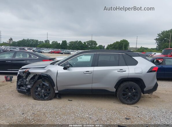 4T3E6RFVXSU185698 2025 TOYOTA RAV4 HYBRID Серебряный Панорамный вид салона 360°