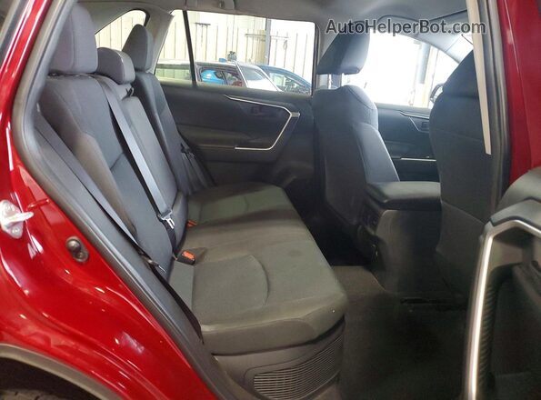 4T3LWRFV0NU068045 2022 TOYOTA RAV4 Red Вид задніх сидінь