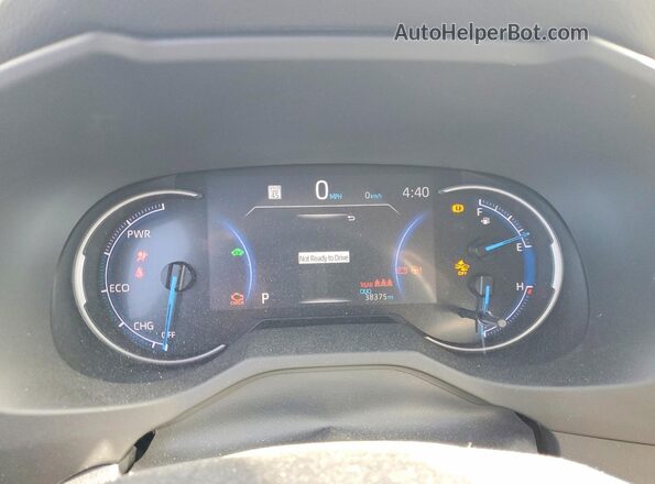 4T3LWRFV0PU102830 2023 TOYOTA RAV4 Silver Widok zestawu wskaźników