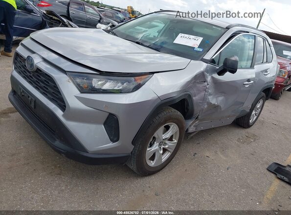 4T3LWRFV1MU026112 2021 TOYOTA RAV4 HYBRID Silver Vista tres cuartos delantera izquierda