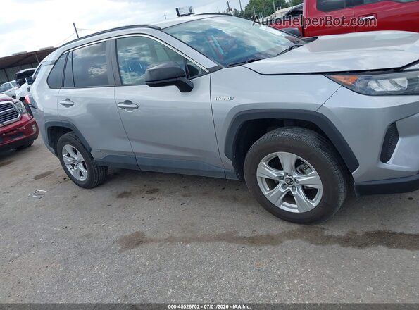 4T3LWRFV1MU026112 2021 TOYOTA RAV4 HYBRID Silver Vista interior trasera