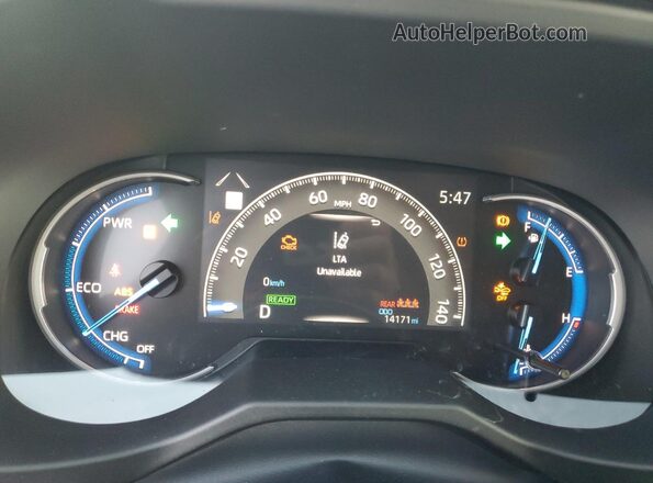 4T3LWRFV1SU194085 2025 TOYOTA RAV4 Gray ხელსაწყოთა პანელის ხედი