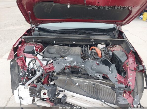 4T3LWRFV2SU173634 2025 TOYOTA RAV4 HYBRID Red Հետևի տեսք