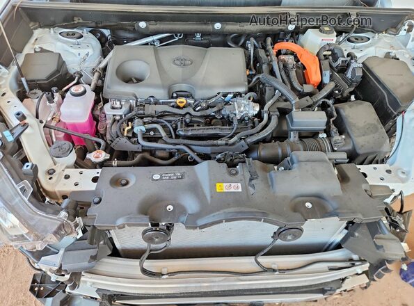 4T3LWRFV3SU208097 2025 TOYOTA RAV4 White Widok komory silnika