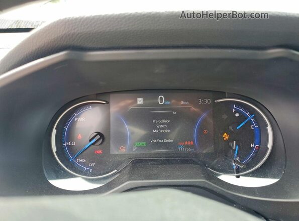 4T3LWRFV5PU091128 2023 TOYOTA RAV4 Gray ხელსაწყოთა პანელის ხედი