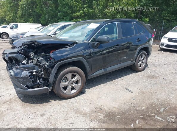 4T3LWRFV6RU121904 2024 TOYOTA RAV4 HYBRID Black წინა მარცხენა ხედი სამი მეოთხედიდან
